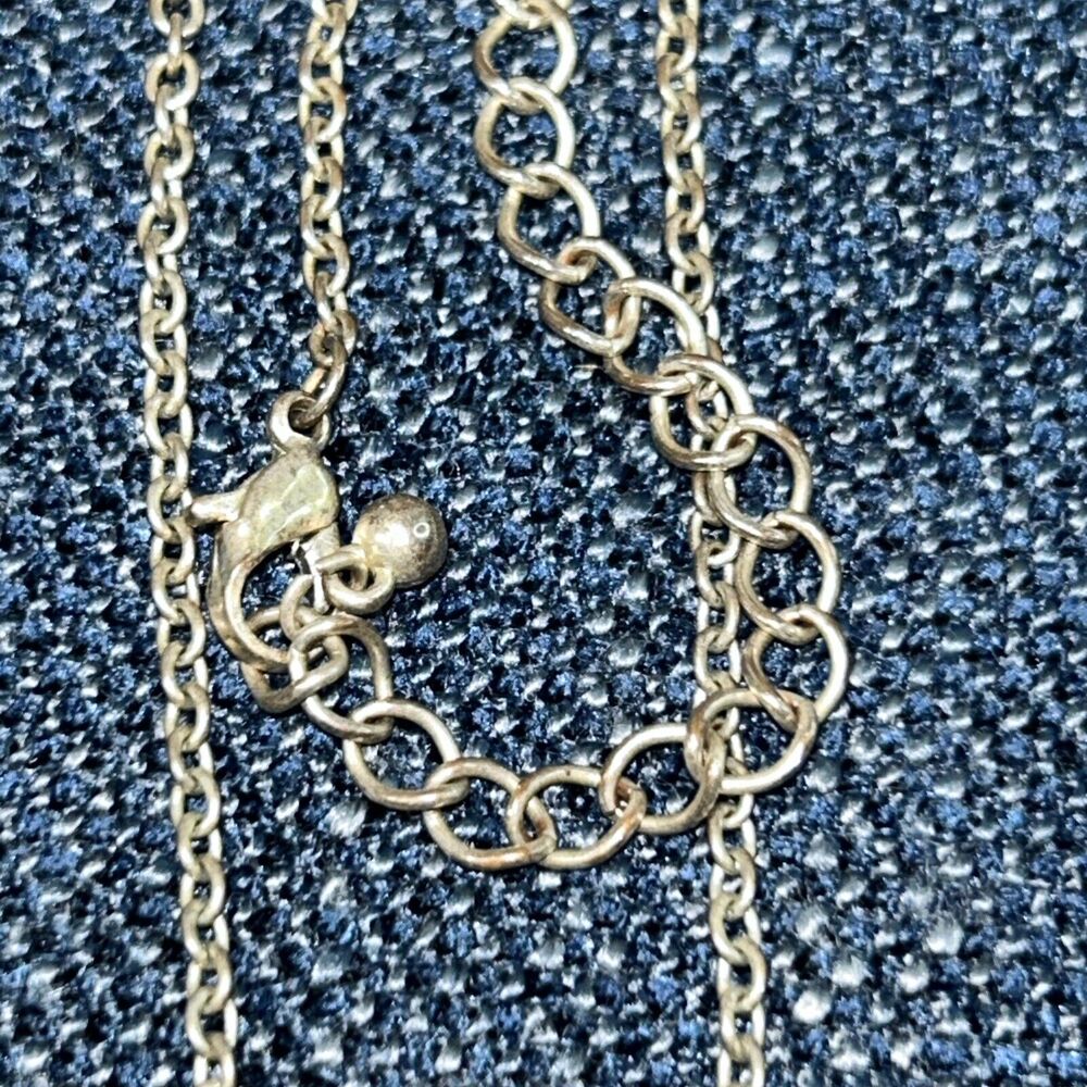 Sweetheart Kissing Seahorse Pendant Necklace Silver Plate 16” Chain 3” Extender - Picture 4 of 5